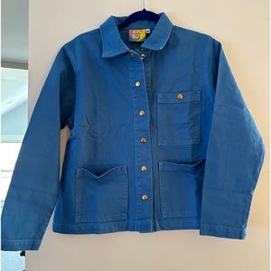 Big Bud Press work jacket, Venus in Greek blue